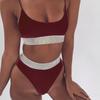 Femmes Sexy Bikini Maillots de Bain Bandage Décontracté Mode Maillots de Bain Deux Pièces Dentelle Maillots de Bain