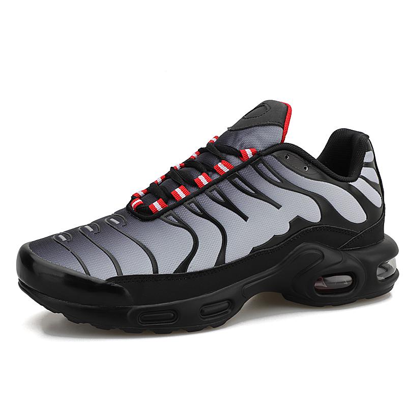 

Unisex Fashion Sports Casual Shoes Plus Size Men s Shoes 46 сірий/чорний
