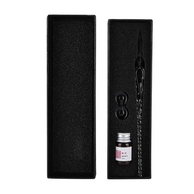 Glass Dip Pen Signature Ink Pen Fountain Pen Set with Ink Penholder Colorful