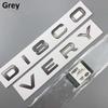 1pcs 3D ABS for Land Rover Car letters Front Hood Emblem Bonnet Sticker Rear tail Trunk Badge Decal Styling auto accessories HY2