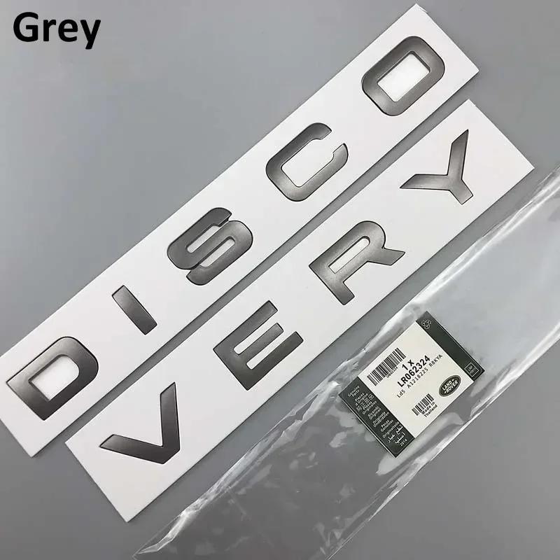 1pcs 3D ABS for Land Rover Car letters Front Hood Emblem Bonnet Sticker Rear tail Trunk Badge Decal Styling auto accessories HY2