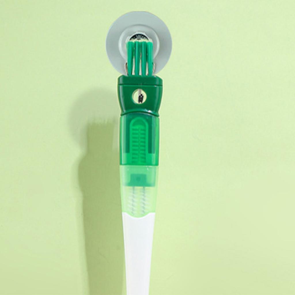 Multifunctional Cup Brush Robust Soft Bristles Non Slip Long Handle Cleaning Brush for Lid Straw