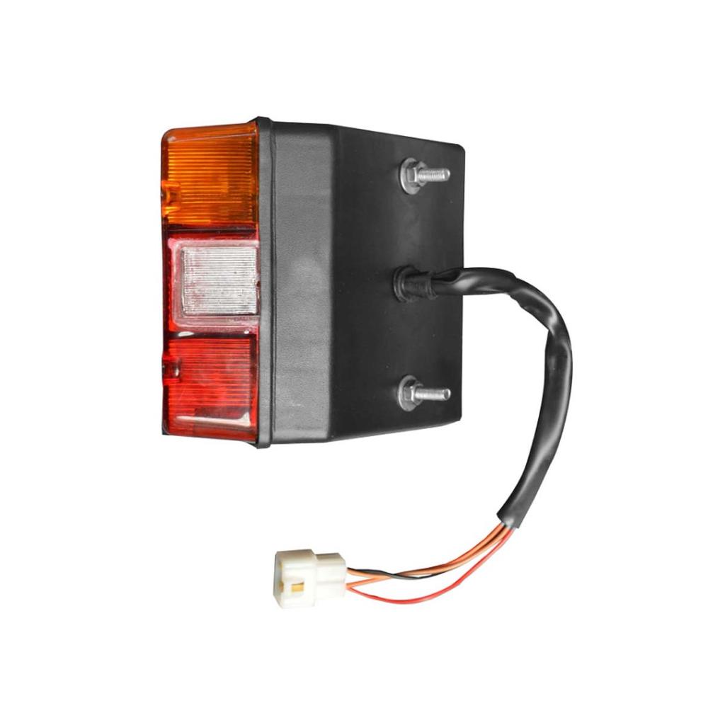 APSMOTIV Tail Light With Housing Black Real Lights Tail Light Assemblied Fits for Mahindra Tractor Parts 4500 5500 4530 3550 5565 2-Pack