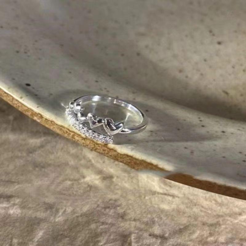 2025 Vielseitiger Leichter Luxus Verstellbarer Trendiger Damenring - Nischendesign für Zeigefinger