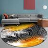 Nordic Round Carpet Cloak Room Computer Swivel Chair Mat Home Bedroom Bedside Mat