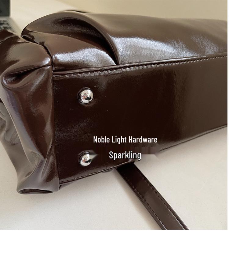 Women's Large Capacity Crossbody Bag - Solid Color PU Shoulder Handbag for Autumn/Winter