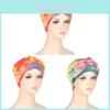 Polyester Multicolor Braid Dye Tiedye Headscarf Cap With Breathable Fabric For Casual Wear
