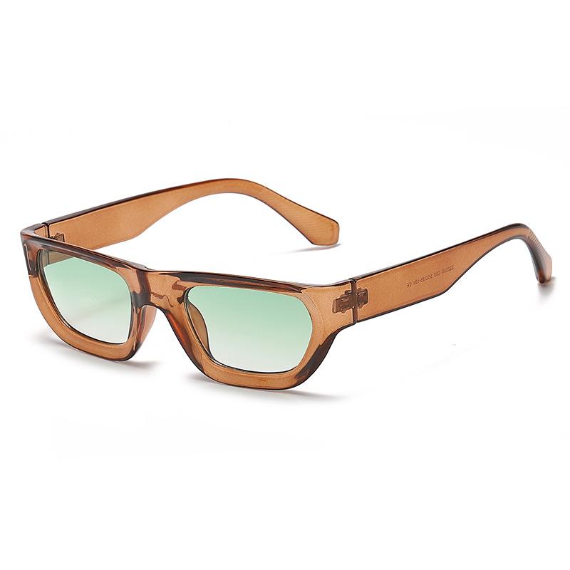 Small Frame Sun Glasses Trendy Street Glasses UV400 Black Sunglasses for Men Vintage Sun Glasses Men