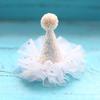 Glitter Birthday Hat Hair Accessory Shiny Star Decor Headwear for Kids Birthday Party Holiday Cosplay Dress Up Favors