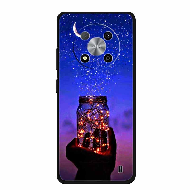 Custodia Per ZTE Blade A73 5G Lusso Morbido Silicone TPU Copri Telefono Per ZTE Blade A73 5G 7160N Cartoon Fiori Protettivi Nuovi Fundas