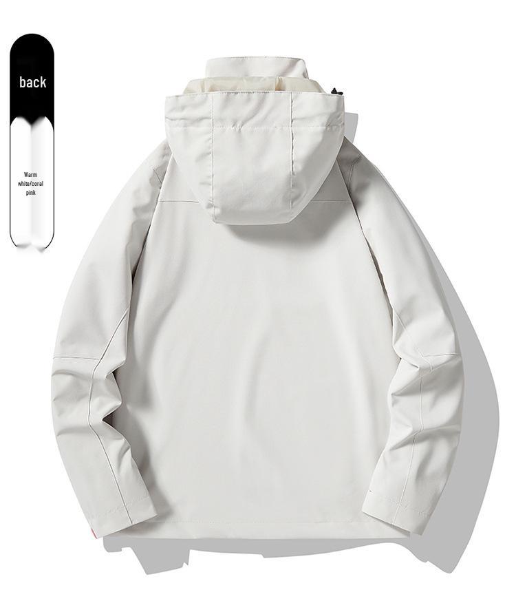 2024 Spring/Autumn Waterproof Windproof Hooded Jacket for Outdoor Sports & Leisure