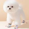 4Pcs Pet Shoes Anti-Slip Protect Paws Soft Lining Windproof Drawstring Design Comfortable To Wear Anti-Dirty Small Dog Teddy Shoes