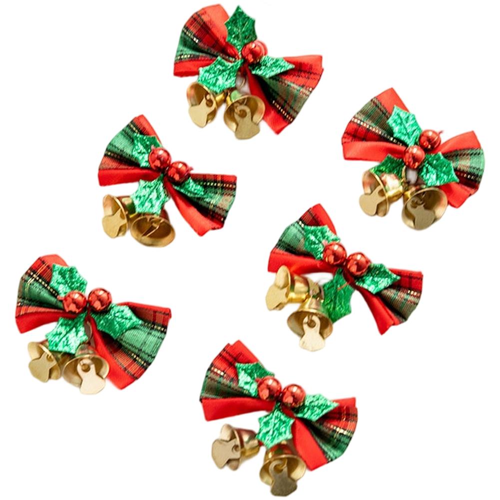 Holiday Decorating Christmas Ornaments Festive Bow Accents Handmade Ornaments Bicolor Gold Seasonal Cheer Sounds