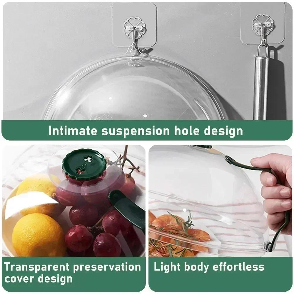 Food Cover for Heating In Microwave Oven Splash Oil-proof Covers Fresh-keeping Lid High Temperature Resistant Kitchen Tools