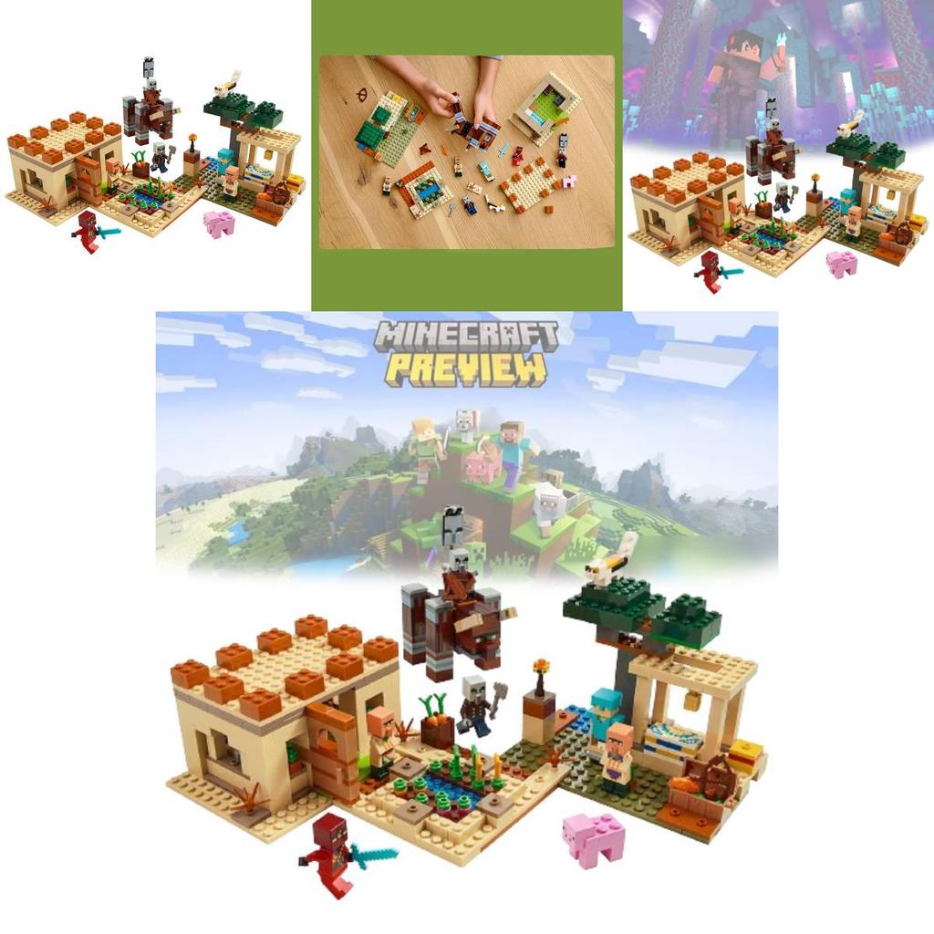 My World Villager Assembly Blocks Gift For Boys Creative Play Construction Set