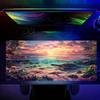Desk Cover Mouse Pad Gaming Cloth Surface Non Slip Rubber Base PC Laptop Keyboard Setup