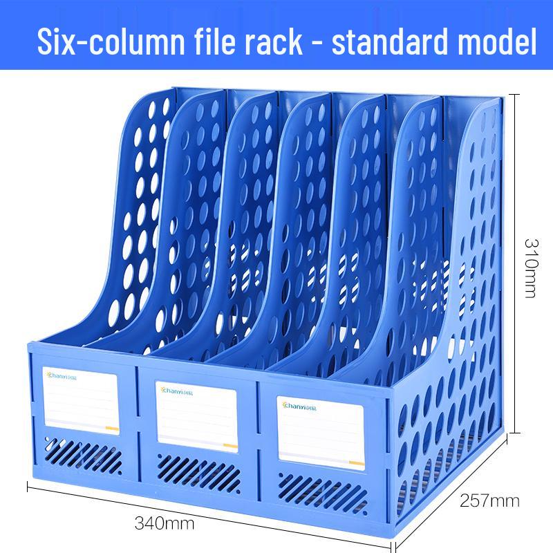 Desktop File Organizer Set: Thickened Rack & Storage Box for Office Supplies