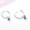 Earrings 9 Sterling Silver Premium Atmospheric Simple Star Charm Earrings