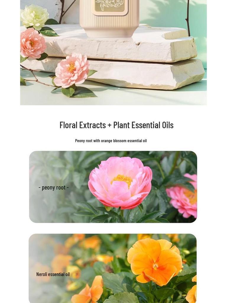 Three Lives Flower Essential Oil Shampoo & Body Wash: Anti-Dandruff, Anti-Itch Conditioner for Women, Softening Fragrance