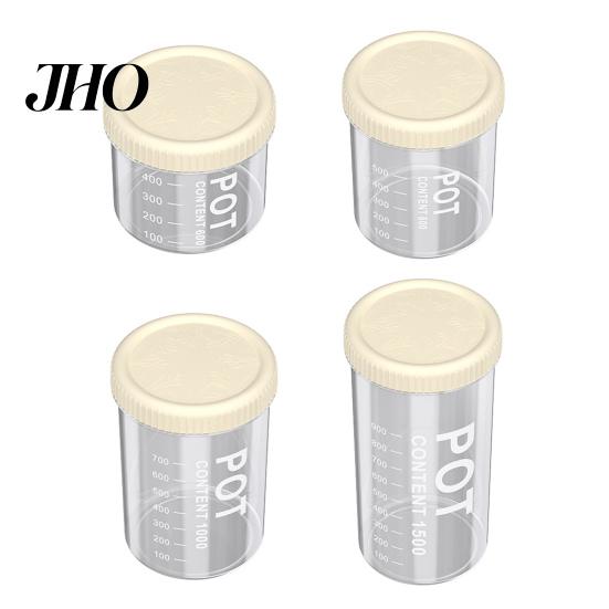 Food-grade Storage Container Transparent Grain Canister Kitchen Sealed Jar Food-Grade Airtight Pantry Organizer for Snacks Dried Foods Tea Visible