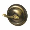 Deco Double Coat Rack, Antique Brass Color