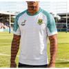 Südafrika Springbok Rugby Druckmuster Sportliches Atmungsaktives Rundhals-T-Shirt Outdoor Freizeit Trainings-Top Familien-Matching