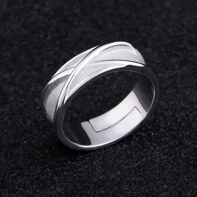 925 Silver Anime Super Z Goku Black Ring Adjustable Time Finger Ring For Women Men Cosplay Jewelry Rings Accessory