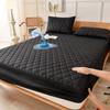 Waterproof Mattress Protector, Thick Quilted Solid Color Bed Cover with Deep Pocket,Warm Breathable Bedding for Bedroom Room Hotel, Without Pillowcase