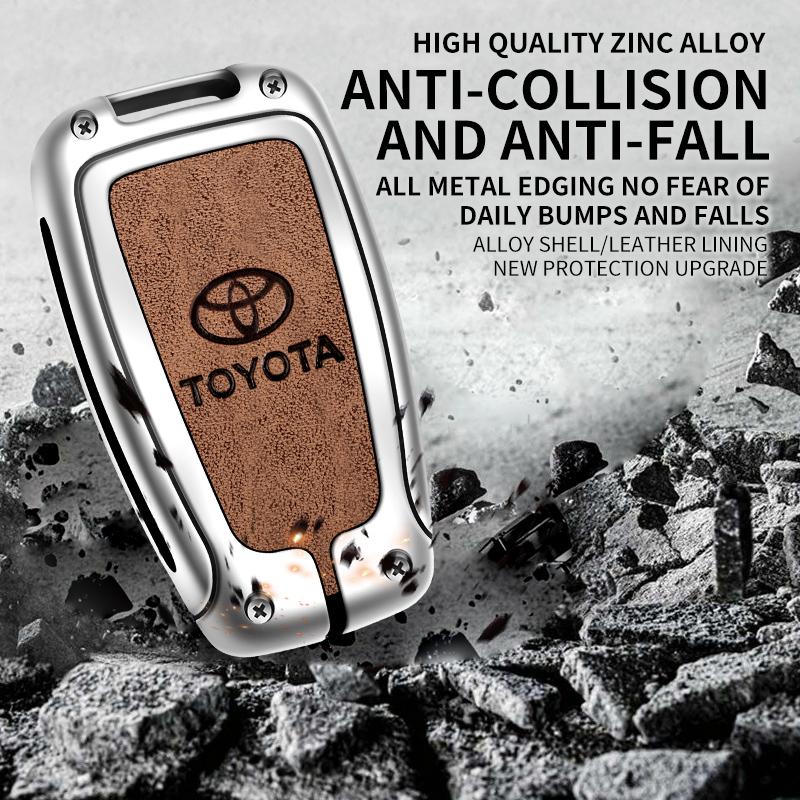 Car Remote Key Cover Case Holder Shell For Toyota CHR Prado 2017 2018 Prius Camry Corolla RAV4 2017 2018 2019 2020 Accessories C