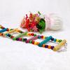 Bird Swing Wooden  Ladder Climb Cockatiel Parakeet Budgie Parrot Toys 