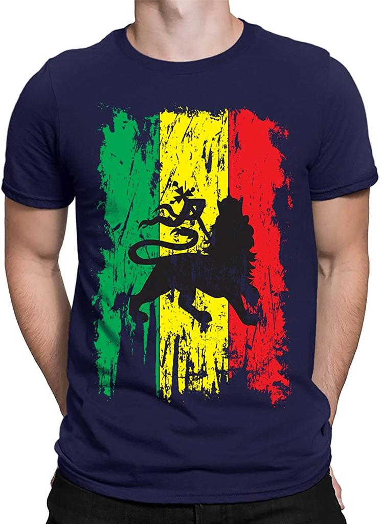 Flag Rasta Flag Unisexs Summer Cotton Oneck Short Sleeve T Shirt
