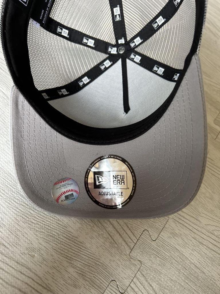 [USED] NEW ERA New Era Cap Gray White Custom