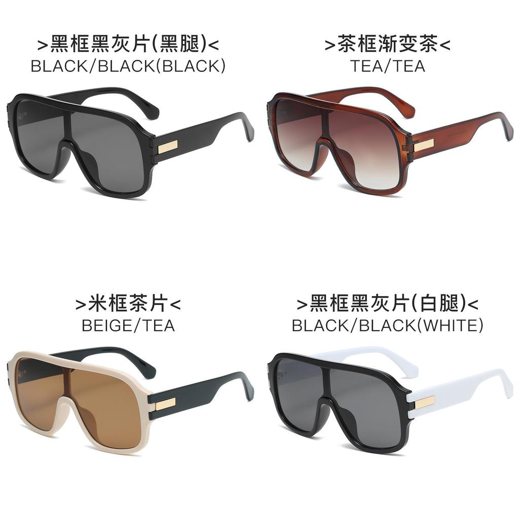 Modern Oversized Square Sunglasses With Uv400 Protection For Outdoor Travel And Fashion