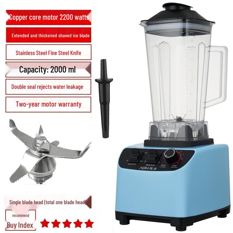 Kommerzieller Eiscrusher & Scherbeneismaschine für Smoothies und Frappés