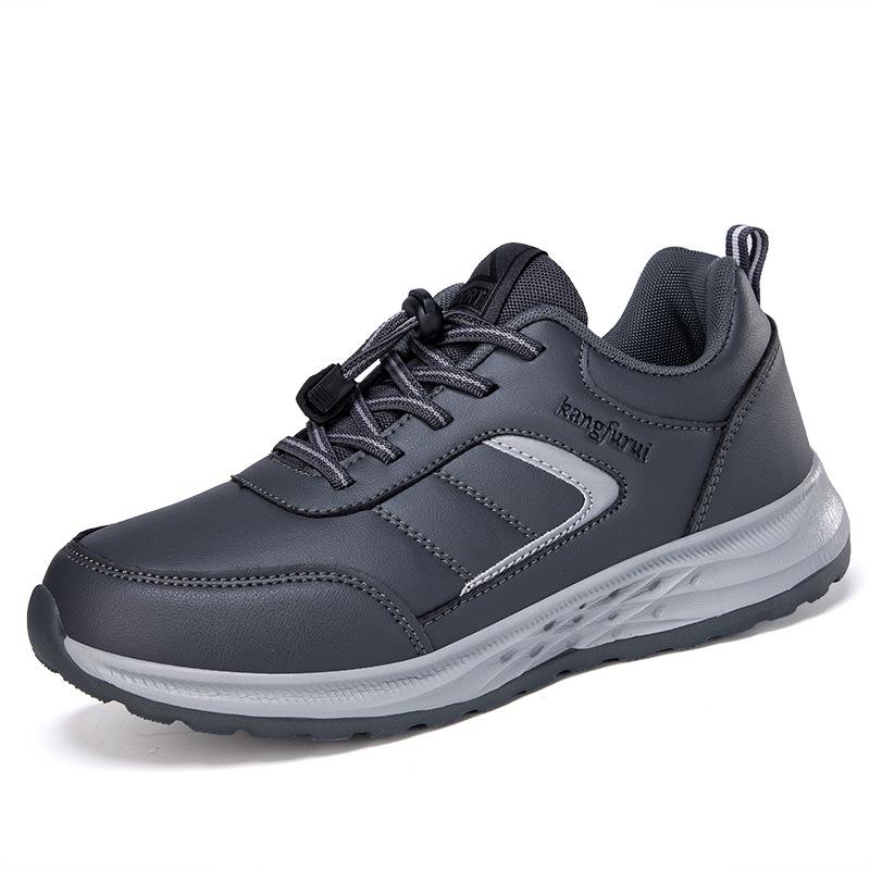 Four Seasons Leather Non-slip and Wear-resistant Shoes Comfortable Walking Leisure Sports Trend Shoes