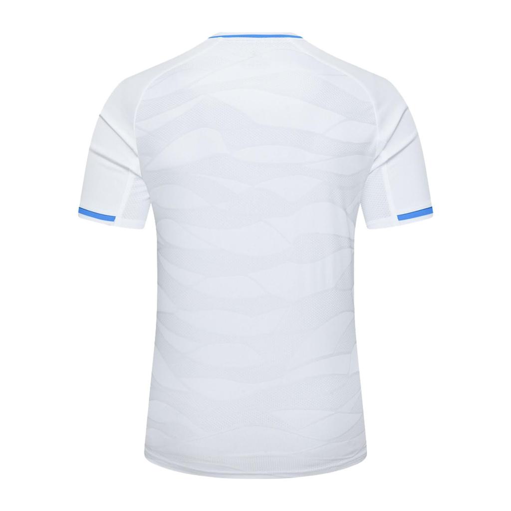Kelme Men's Short Sleeve Training T-Shirt, Moisture-Wicking, Quick-Drying, Breathable, Summer (White, 3XL)