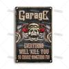 Crosscountry Motorcycle Tin Sign Vintage Metal Wall Decor Garage Home Bar Metal Plaque