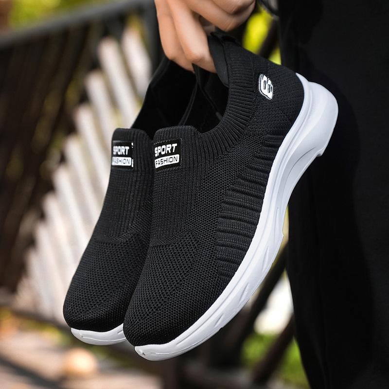 Новые кроссовки сетчатые дышащие повседневные туфли модные универсальные дышащие туфли мягкая подошва спортивная обувь мужская обувь 39 1949₽