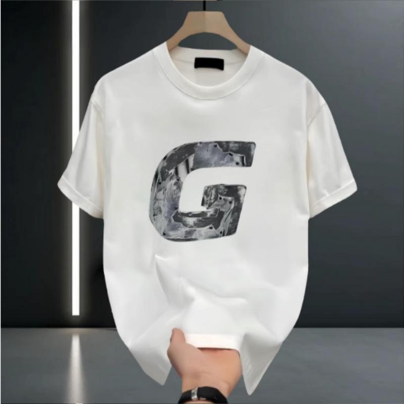Couples Cotton T-Shirt Short Sleeve Black White Tops Breathable Comfortable Soft Casual Sport Tees