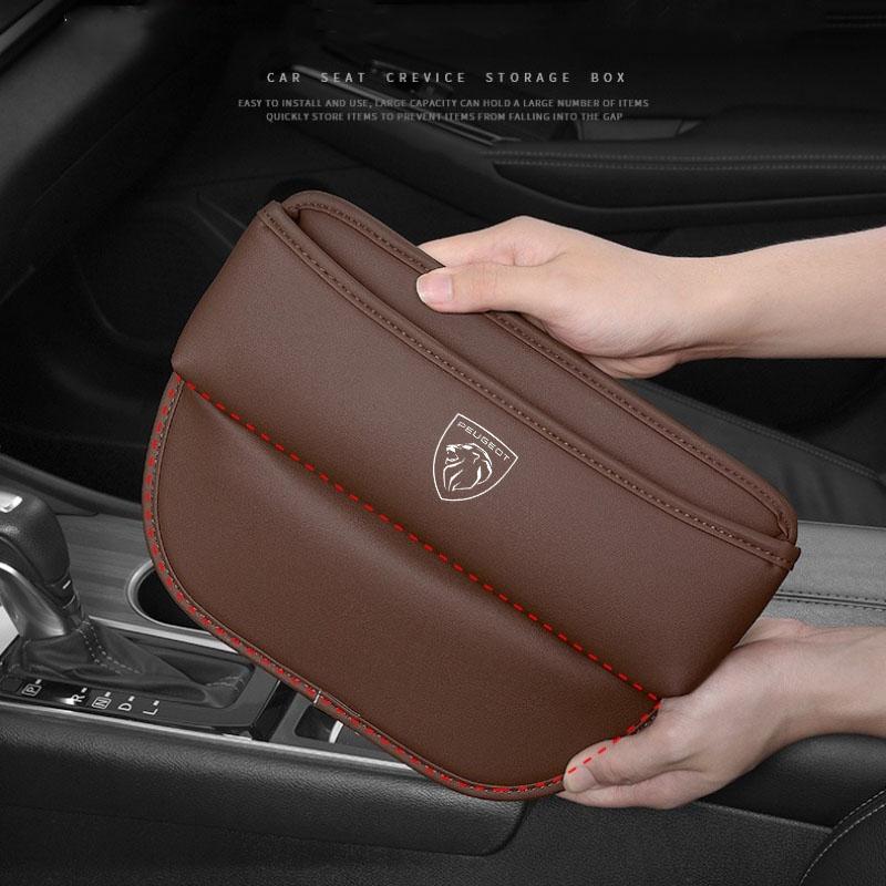 Auto Spezielle Sitzspalten-Aufbewahrungsbox Sitzspalten-Fänger für Peugeot 206 207 307 3008 2008 308 407 408 508 301 208 Auto Zubehör