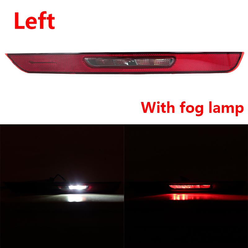 For Porsche Macan 2014- Car Rear Bumper Rear Bumper Lamp Reflector Lamp Reflector Light 95B945725J 95B945726J Only 1 Left