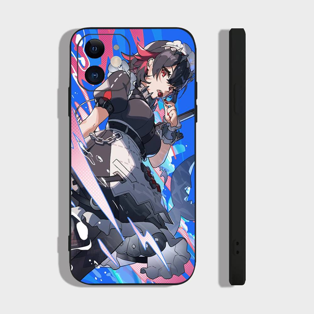 Elena Gheorghe Animated Game Z-Zenless Z-Zone Z-Zero Phone Case For IPhone 17 Air 16 15 14 13 Pro Max 11 12 Black Silicone Cove