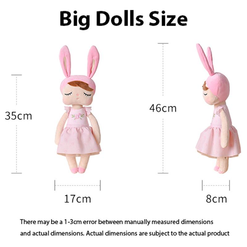 Non-Toxic Metoo Angela Pastoral Bunny Princess Dollrural Style Stuffed Plush Cute Toy Kids Birthday Gifts For Baby
