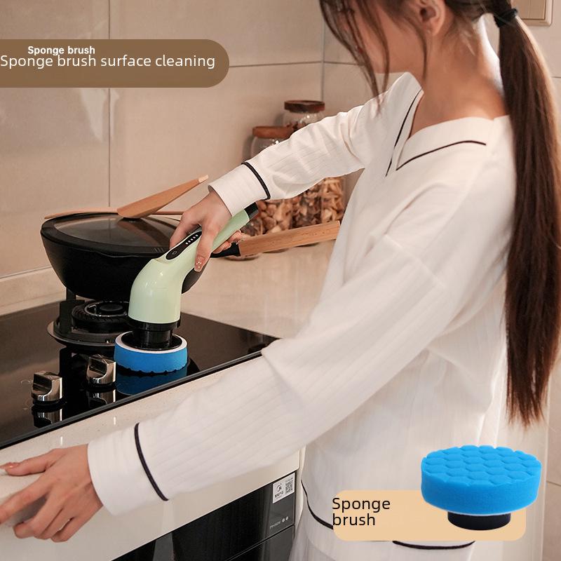 Multi-Function Electric Cleaning Brush for Kitchen, Bathroom & Floor