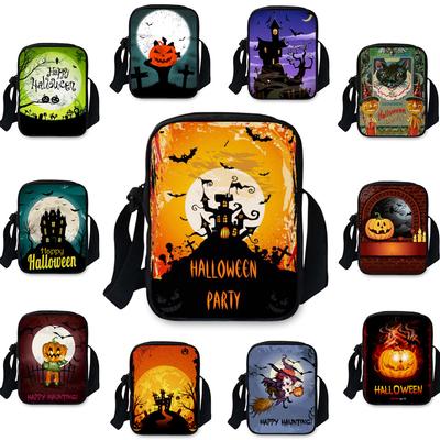 Halloween Bags Funny Women And Men Single Shoulder Bags Messenger Bags