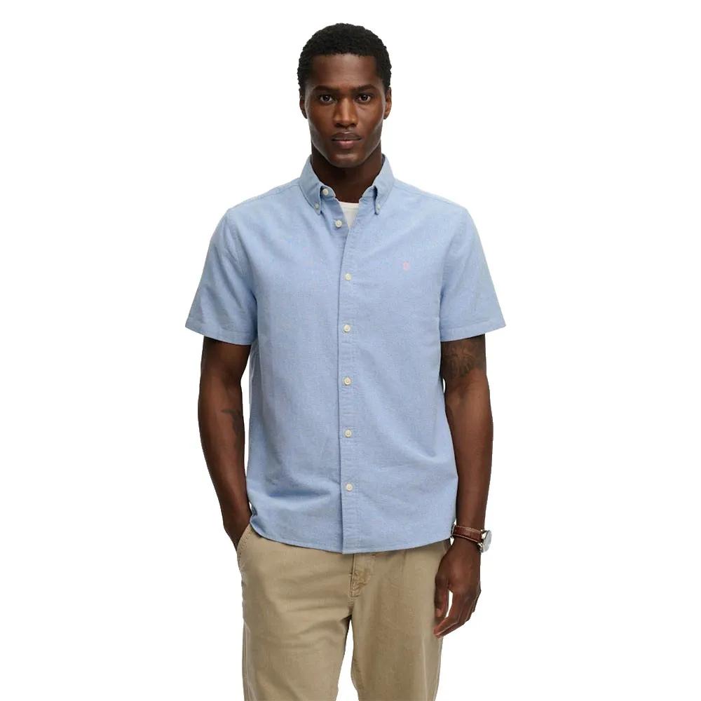 Superdry Herren Blau Hemd Preppy Oxford - Bild 2