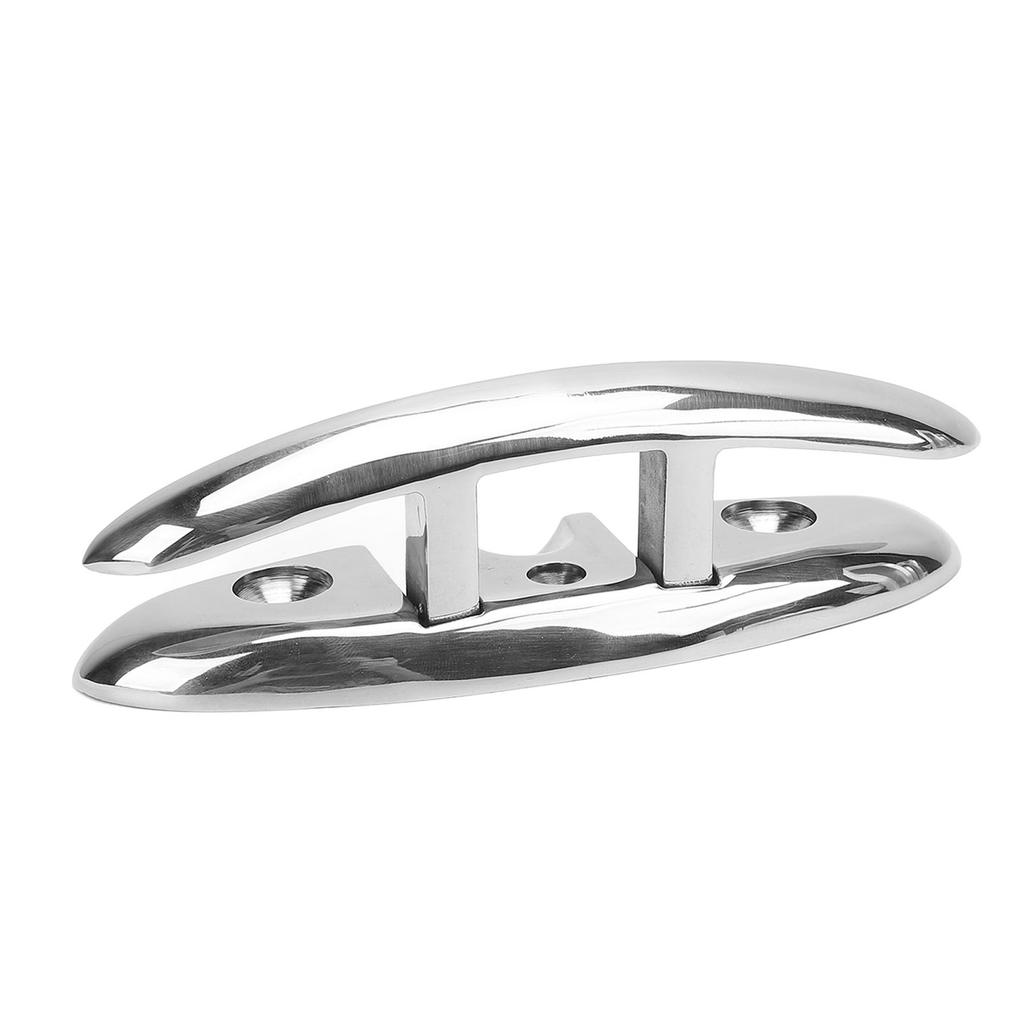Boat Folding Cleat 6in 316 Stainless Steel Secure Fixation Highly Polished Folding Marine Dock Cleat for RV Yacht
