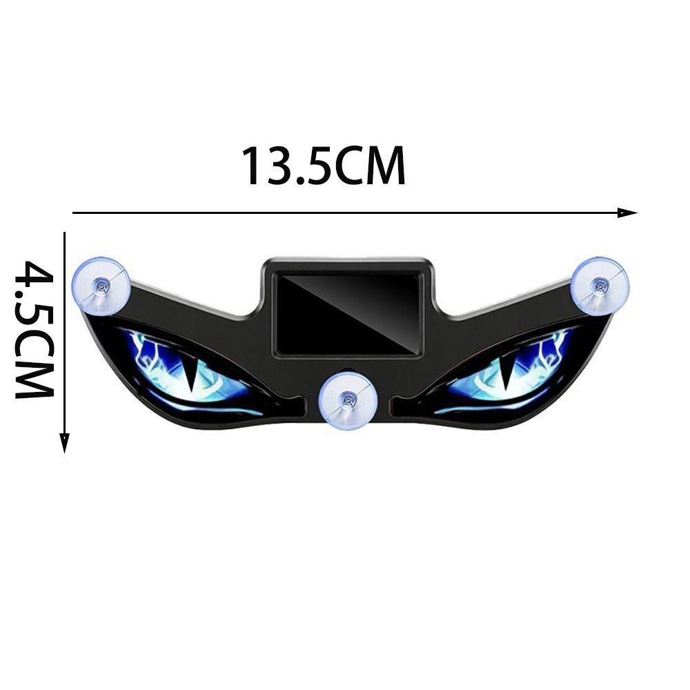 Solar Car Warning Light Suction Cup Evil Eye Light New Vehicle Safety Light