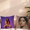 Cantante Popolare Selena Gomez Love On Federa Cuscino Divano Soggiorno Camera da Letto Testiera Schienale Cuscino Cuscino Quadrato Ora del Riposo