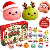 Calendario dell'Avvento Squishies di Natale 2026 24 Giorni Conto alla Rovescia Giocattoli Squishy Raviolo Lento Rialzo Spremere Fidget Sensoriale Decorazione Regalo